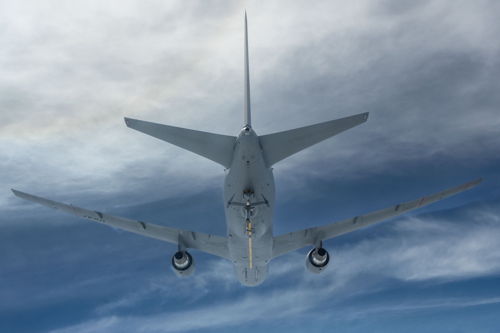 KC-46 practice refueling KC-46