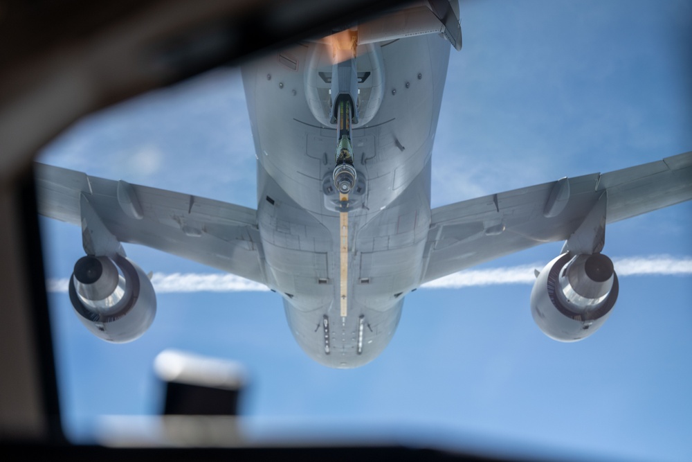 KC-46 practice refueling KC-46