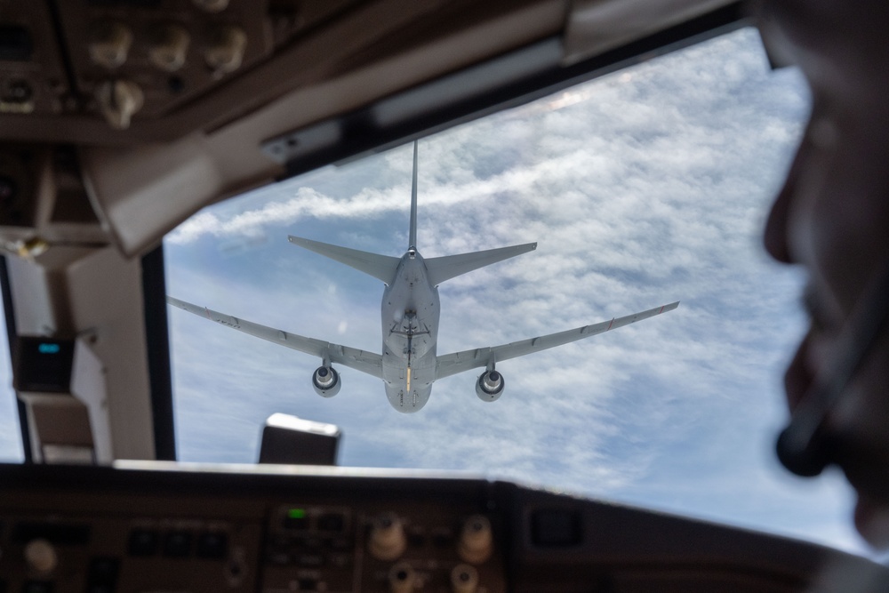 KC-46 practice refueling KC-46