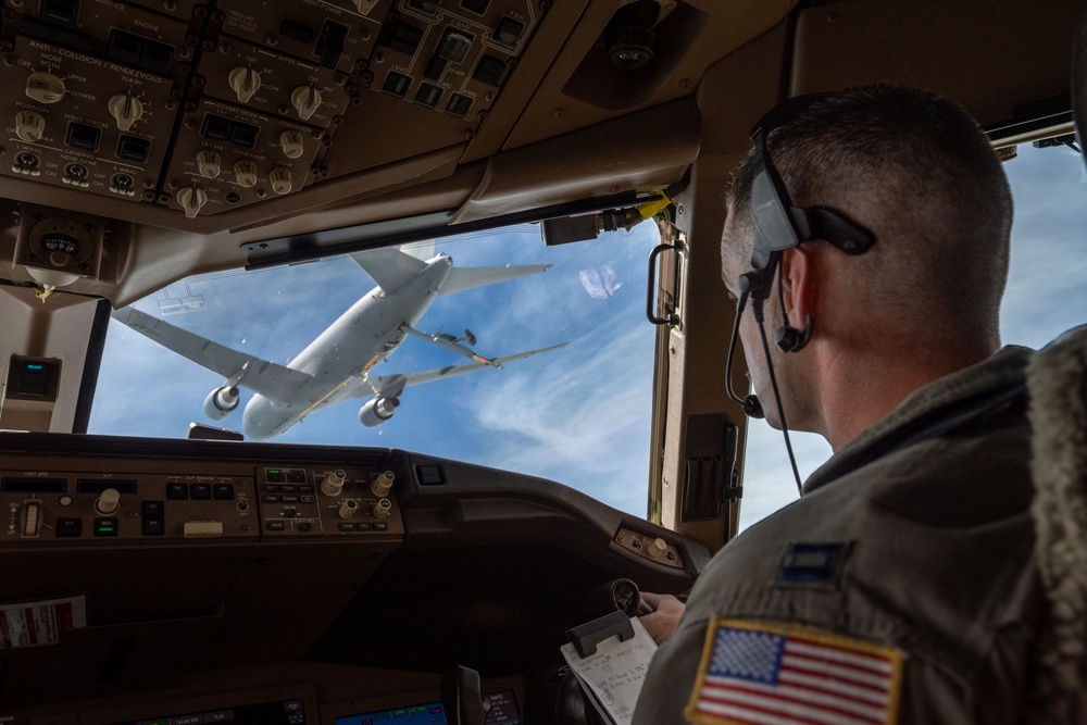 KC-46 practice refueling KC-46