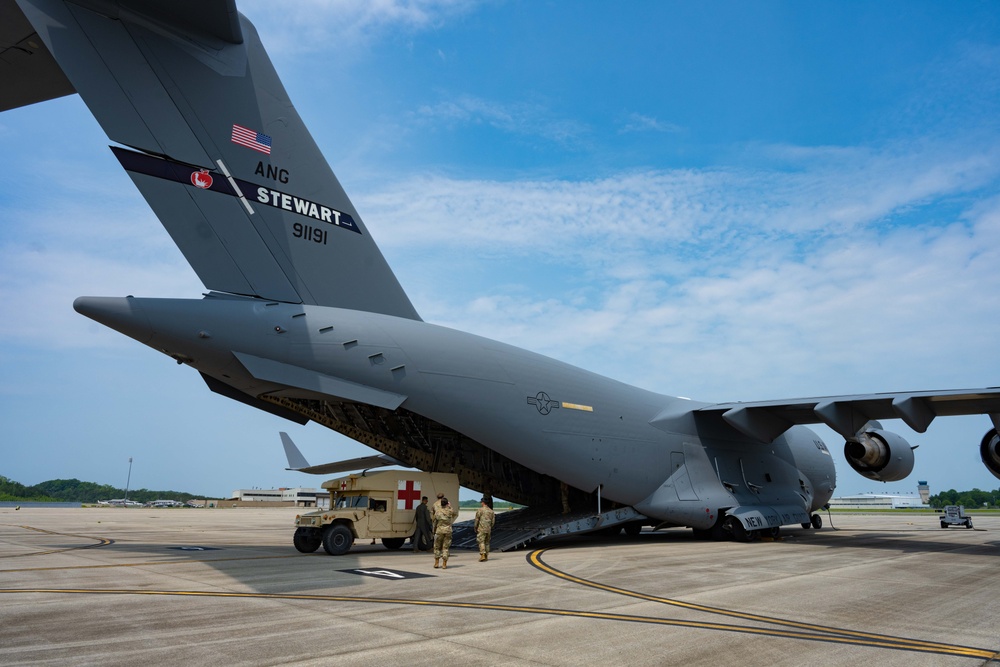 NY Air, Army National Guard medical training