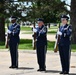 190th ARW Honor Guard Demonstrates Mock Funeral