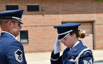 190th Honor Guard Demonstrates Mock Funeral