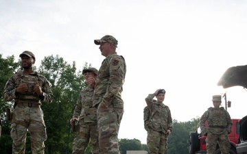 181st Security Forces Squadron conduct small arms training at Wright-Patterson Air Force Base