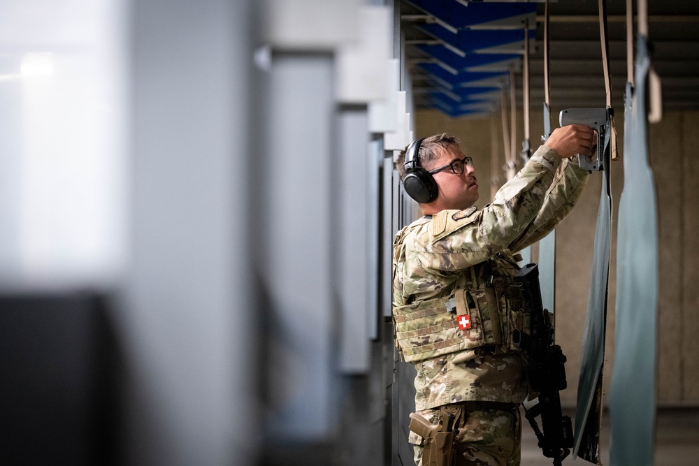 181st Security Forces Squadron conduct small arms training at Wright-Patterson Air Force Base