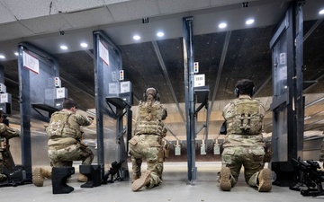 181st Security Forces Squadron conduct small arms training at Wright-Patterson Air Force Base