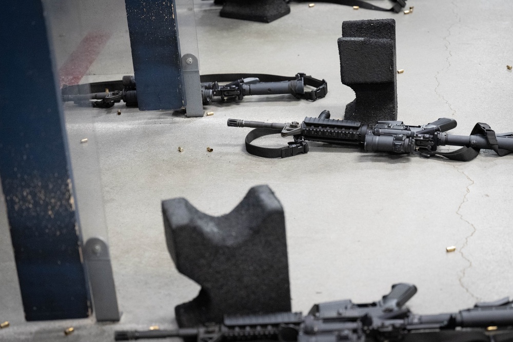 181st Security Forces Squadron conduct small arms training at Wright-Patterson Air Force Base