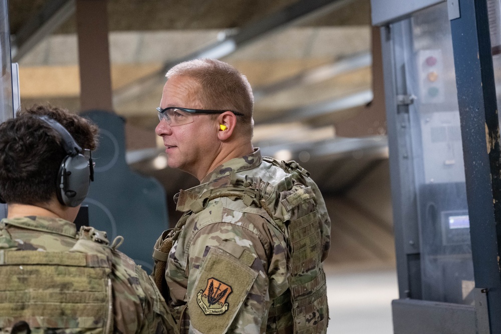 181st Security Forces Squadron conduct small arms training at Wright-Patterson Air Force Base