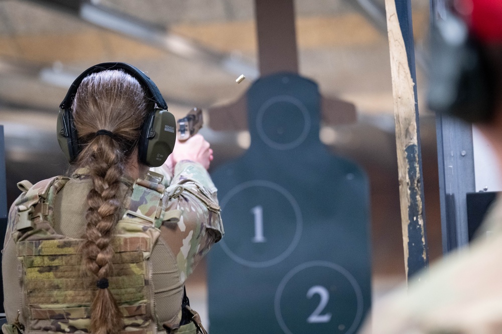 181st Security Forces Squadron conduct small arms training at Wright-Patterson Air Force Base