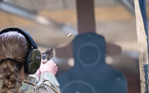181st Security Forces Squadron conduct small arms training at Wright-Patterson Air Force Base