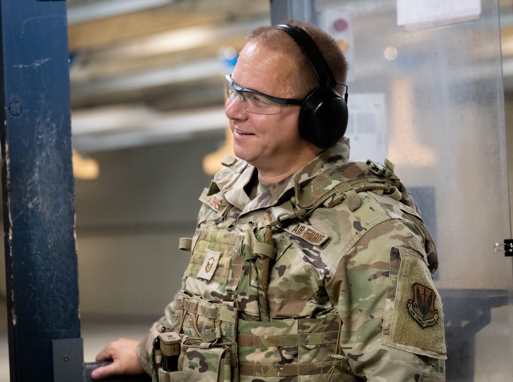 181st Security Forces Squadron conduct small arms training at Wright-Patterson Air Force Base