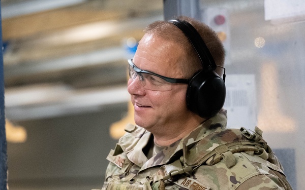 181st Security Forces Squadron conduct small arms training at Wright-Patterson Air Force Base