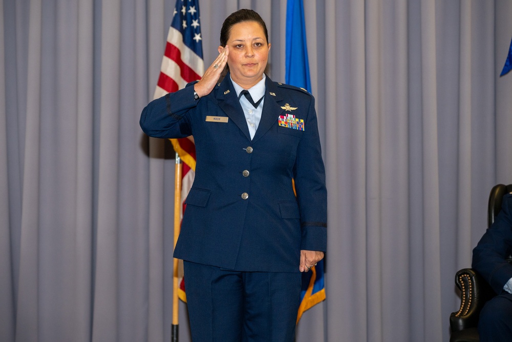 436th CS Change of Command