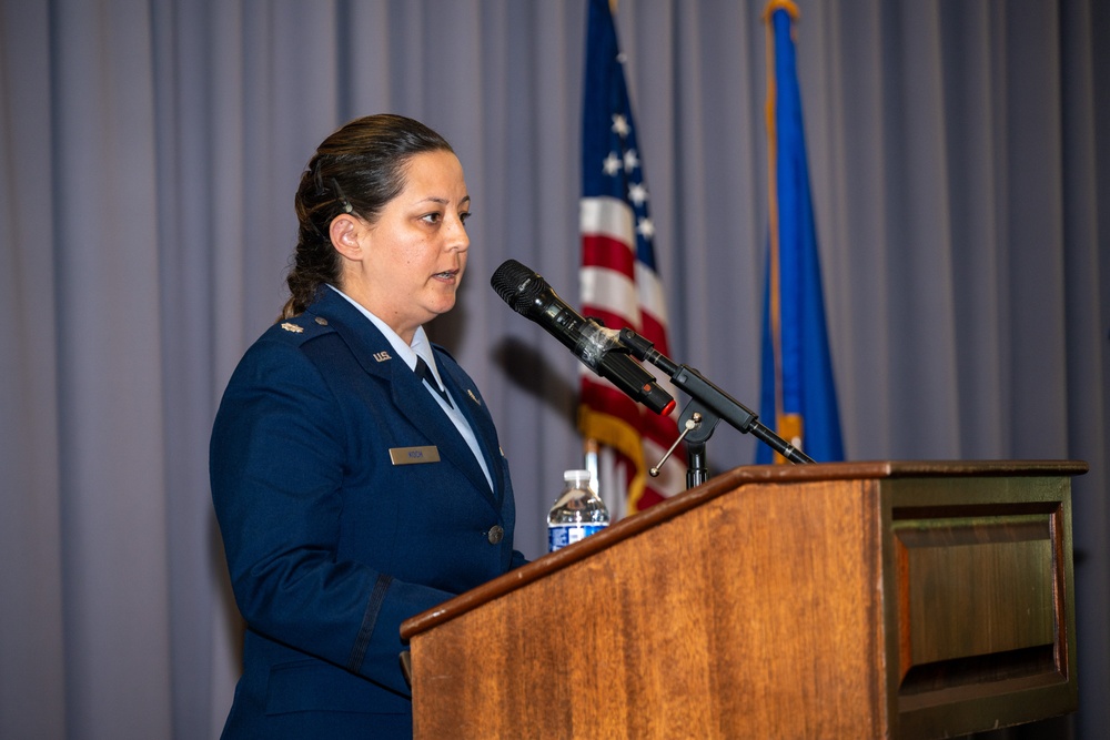 436th CS Change of Command
