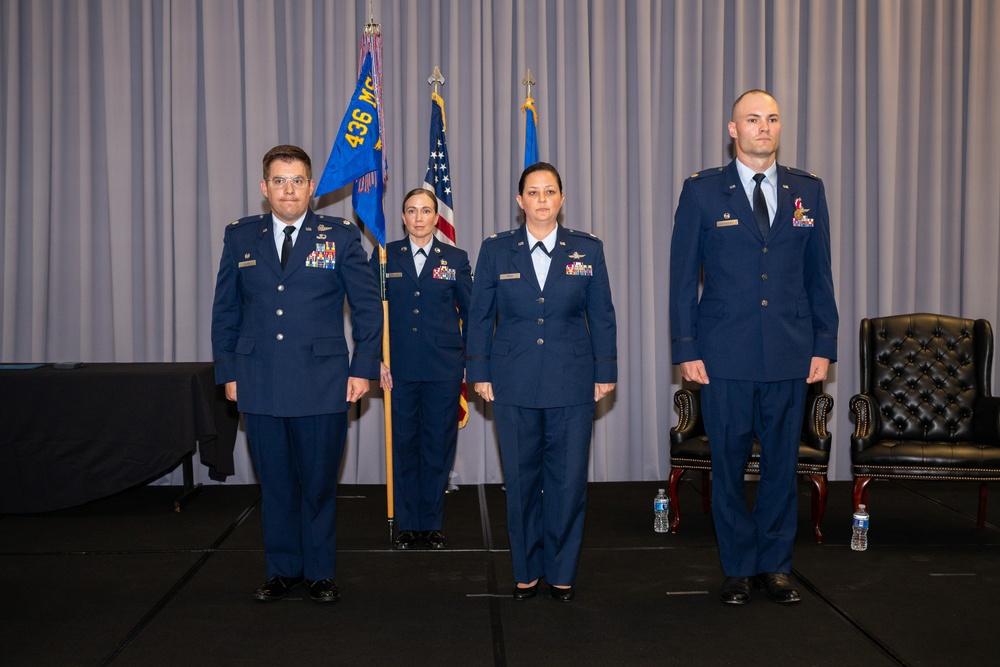 436th CS Change of Command