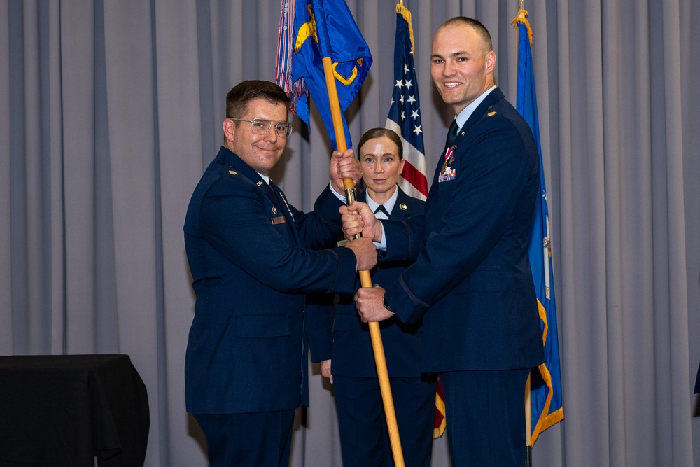 436th CS Change of Command