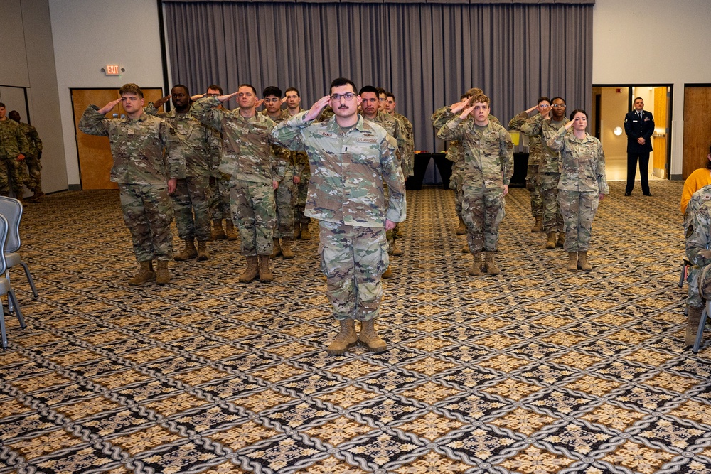 436th CS Change of Command