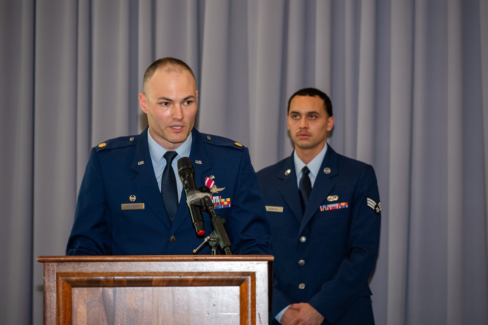 436th CS Change of Command