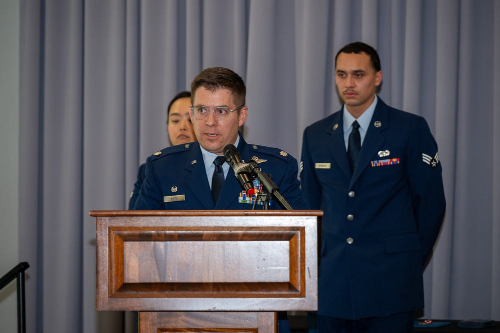436th CS Change of Command