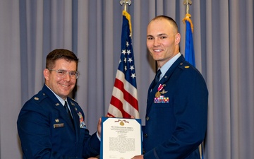 436th CS Change of Command