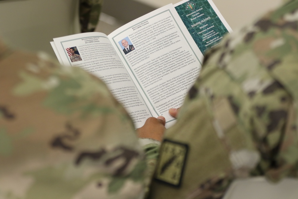 US Army EOD officer completes 21-year military career at premier CBRNE formation