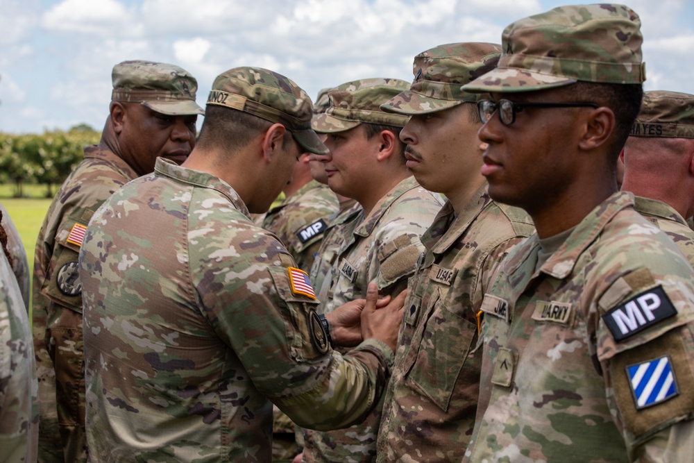 385th Military Police Battalion Patching Ceremony