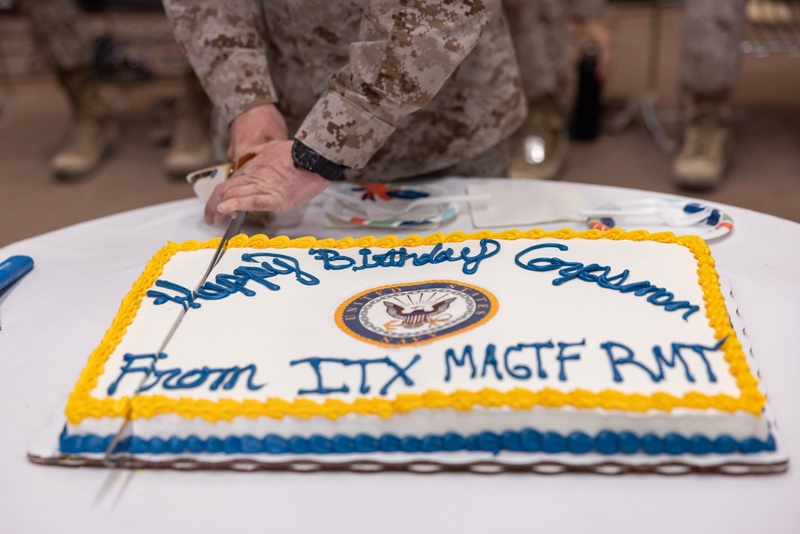 Navy Corpsman 127th Birthday celebration at ITX 3-25