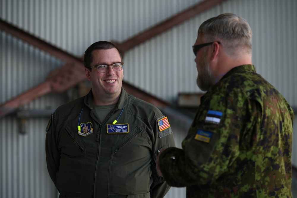 Estonia Defense League Member Visits March ARB