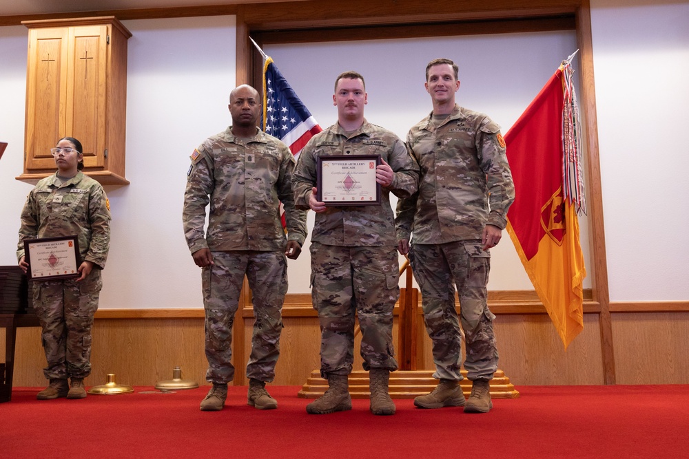 75th FAB BDE Volunteers of the Quarter