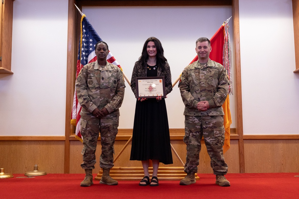 75th FAB BDE Volunteers of the Quarter