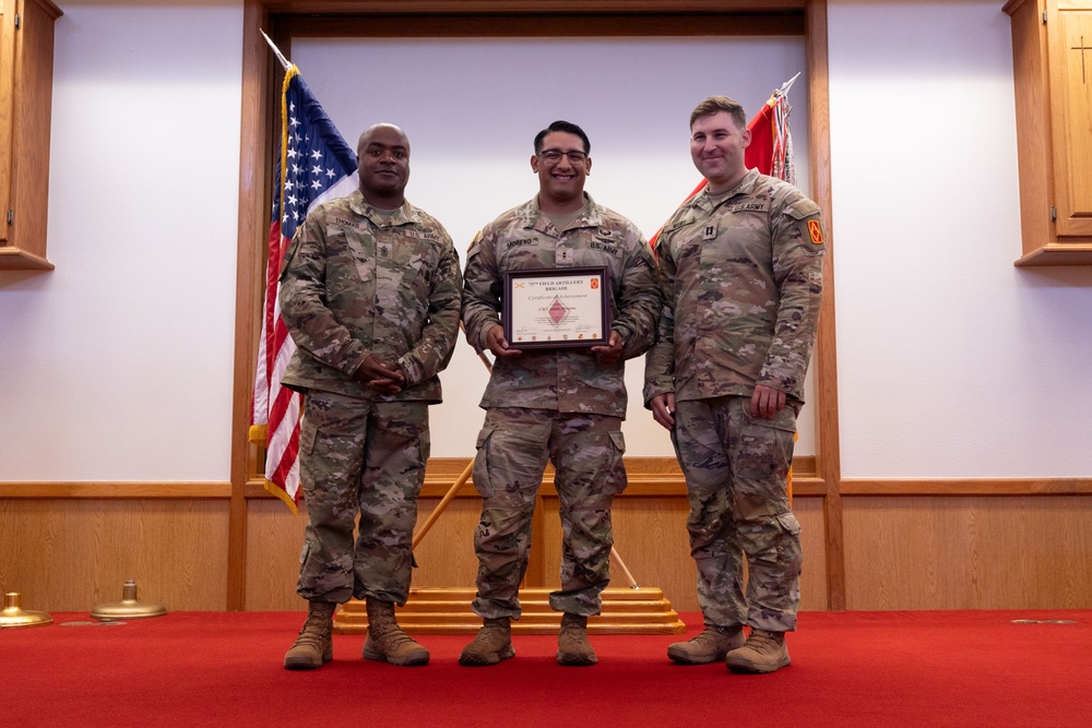 75th FAB BDE Volunteers of the Quarter