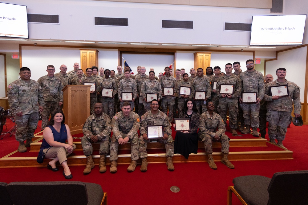 75th FAB BDE Volunteers of the Quarter