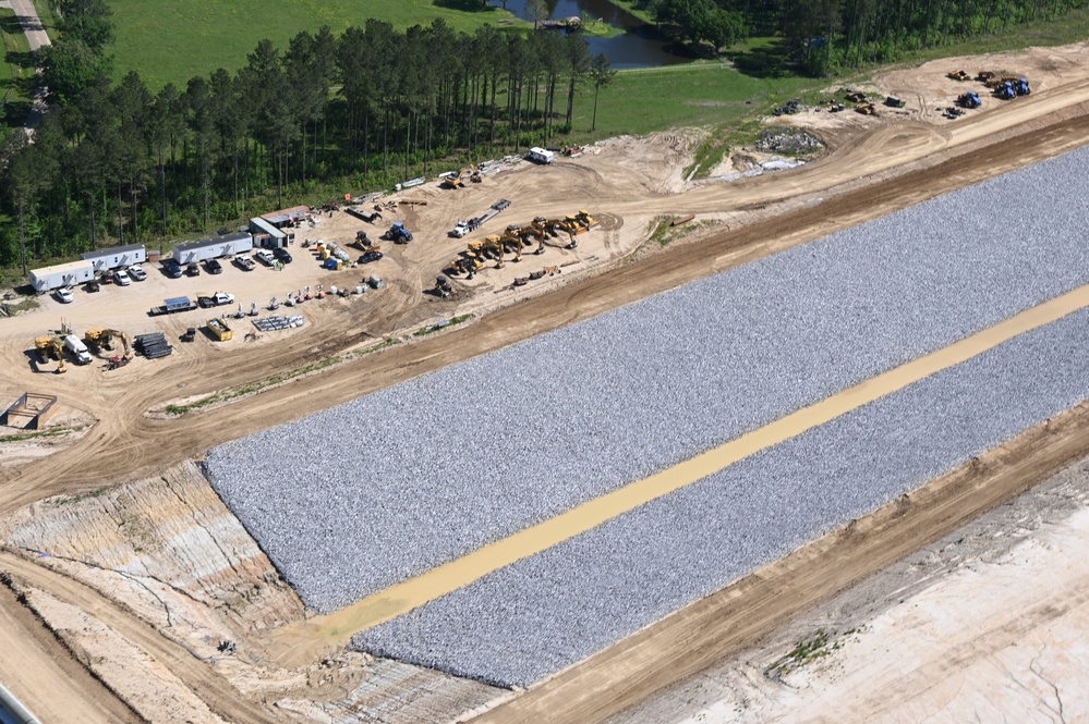 Comite River Diversion construction update on Channel Segment 1
