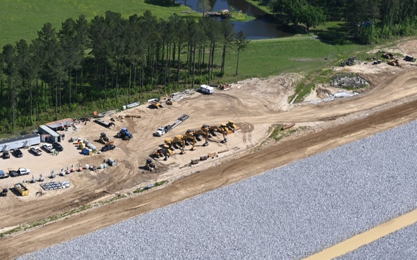 Comite River Diversion construction update on Channel Segment 1
