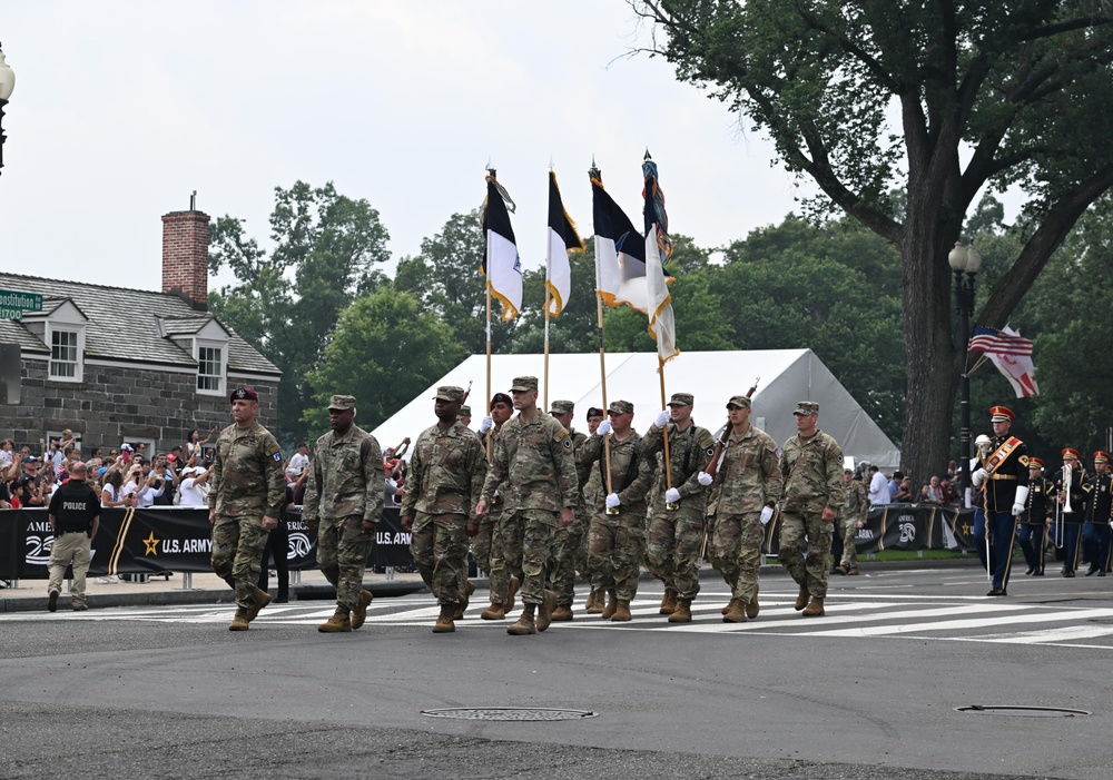 U.S. Army's 250th Birthday Parade