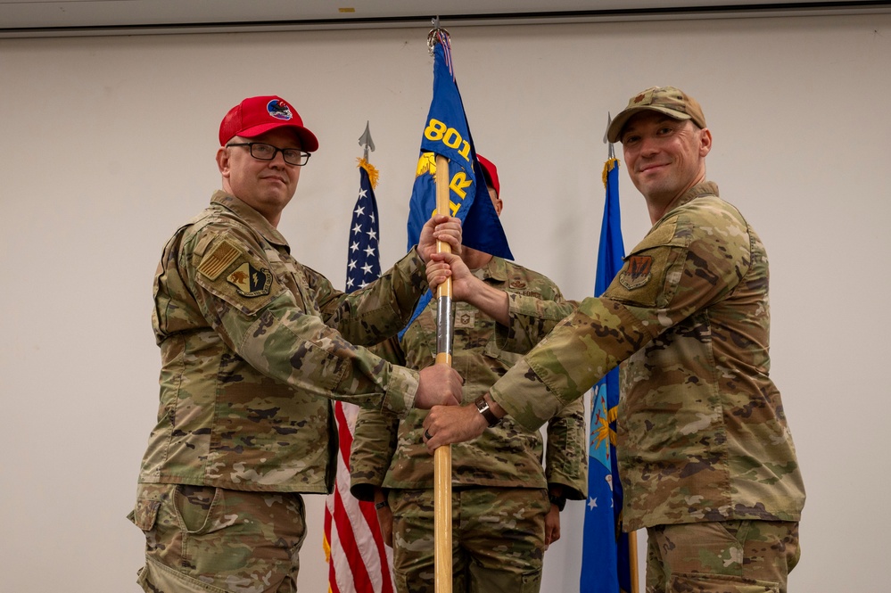 801st RHTS welcomes new commander