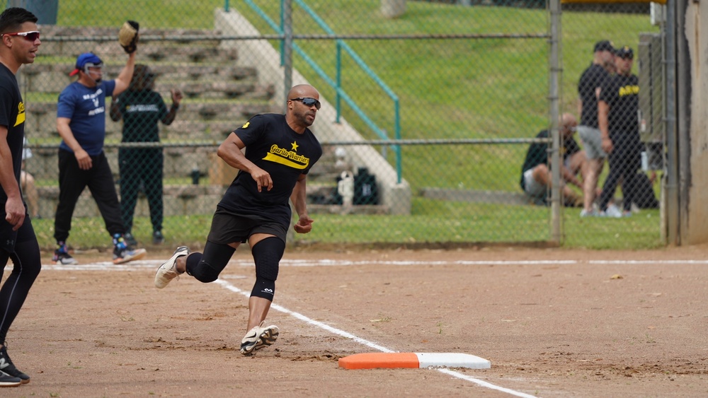 Fort Buchanan Celebrates the Army's 250th Birthday with an Armed Forces Softball Tournament