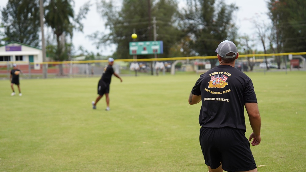 Fort Buchanan Celebrates the Army's 250th Birthday with an Armed Forces Softball Tournament