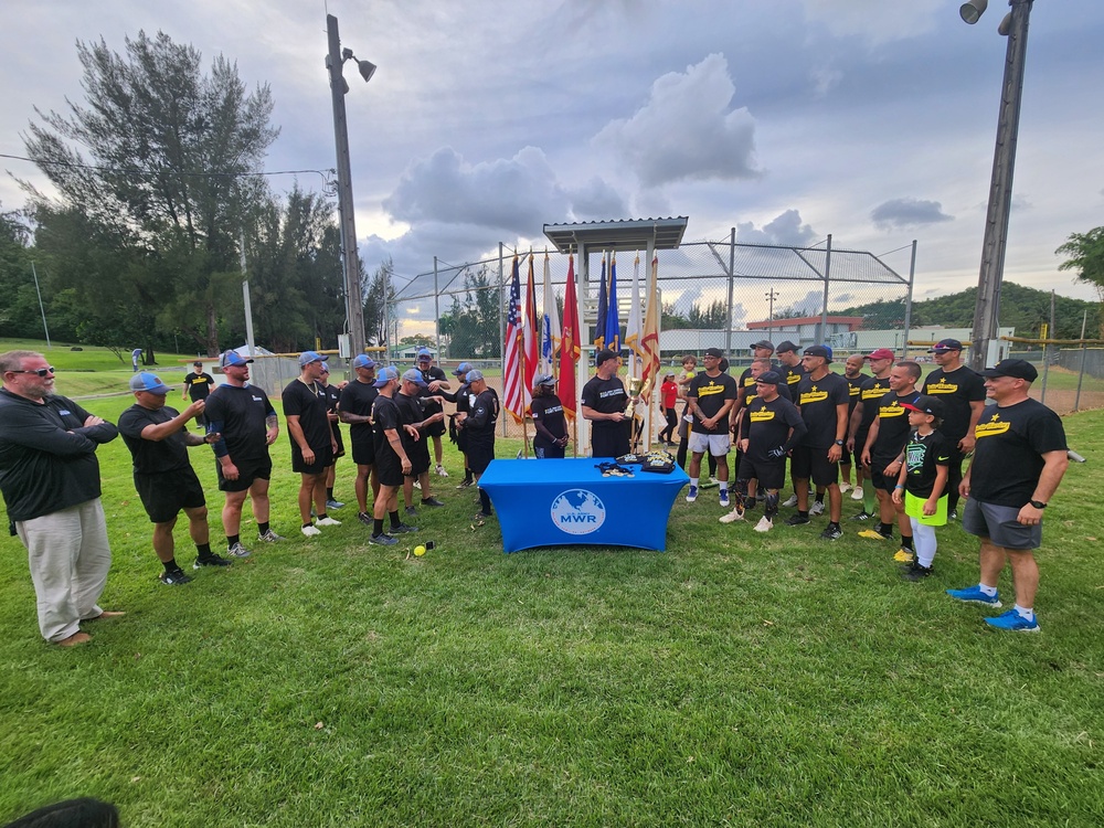 Fort Buchanan Celebrates the Army's 250th Birthday with an Armed Forces Softball Tournament