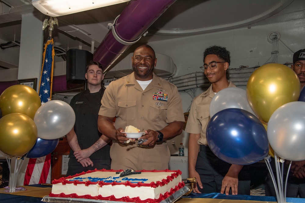 Abraham Lincoln hosts Hospital Corpsman birthday