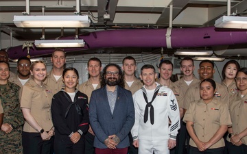 Abraham Lincoln hosts Hospital Corpsman birthday