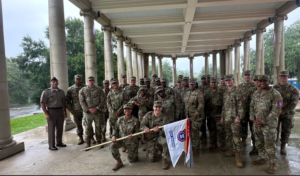 NOLA Army Leadership Transitions in a Traditoinal Military Ceremony