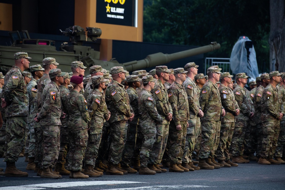 U.S. Army's 250th Birthday Parade