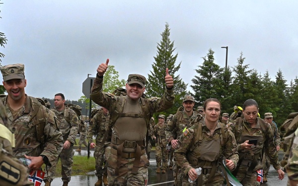 NH Air Guard Dominates Norwegian Foot March