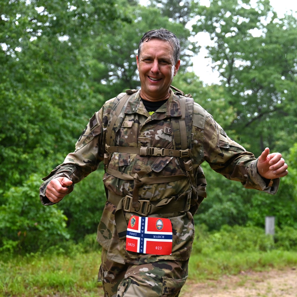 NH Air Guard Dominates Norwegian Foot March