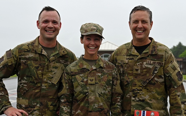 NH Air Guard Dominates Norwegian Foot March