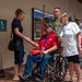 Members of Team Kirtland welcome home veterans of the Honor Flight