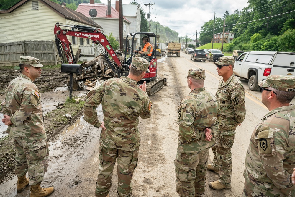 W.Va. Adjutant General visits Ohio County flood response