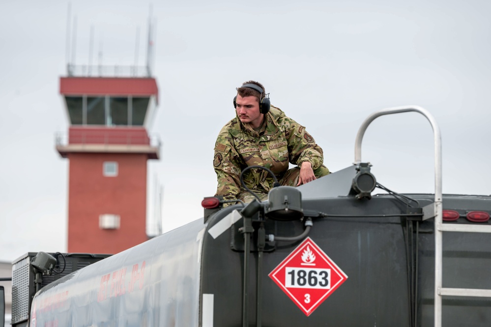 JBER Airmen assigned to the 3rd Air Expeditionary Wing participate in exercise Tropic Tundra