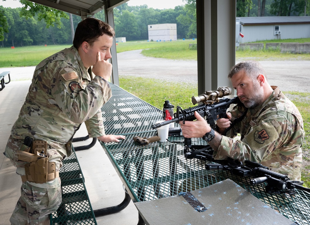 181st Security Forces Sharpen Readiness with Weapons Safety Training at Wright-Patterson Air Force Base